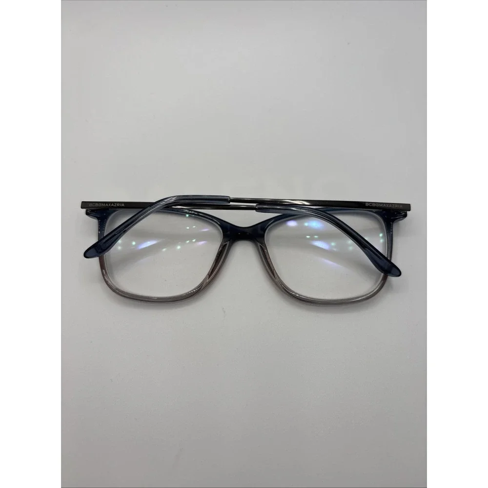 BCBG MAXAZRIA Kaleah Blue Fade Womens Full Rim Eyeglasses 52-16-135 w/case